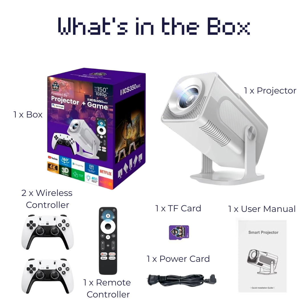 PixelTime™ – Projector + 10K Classic Games